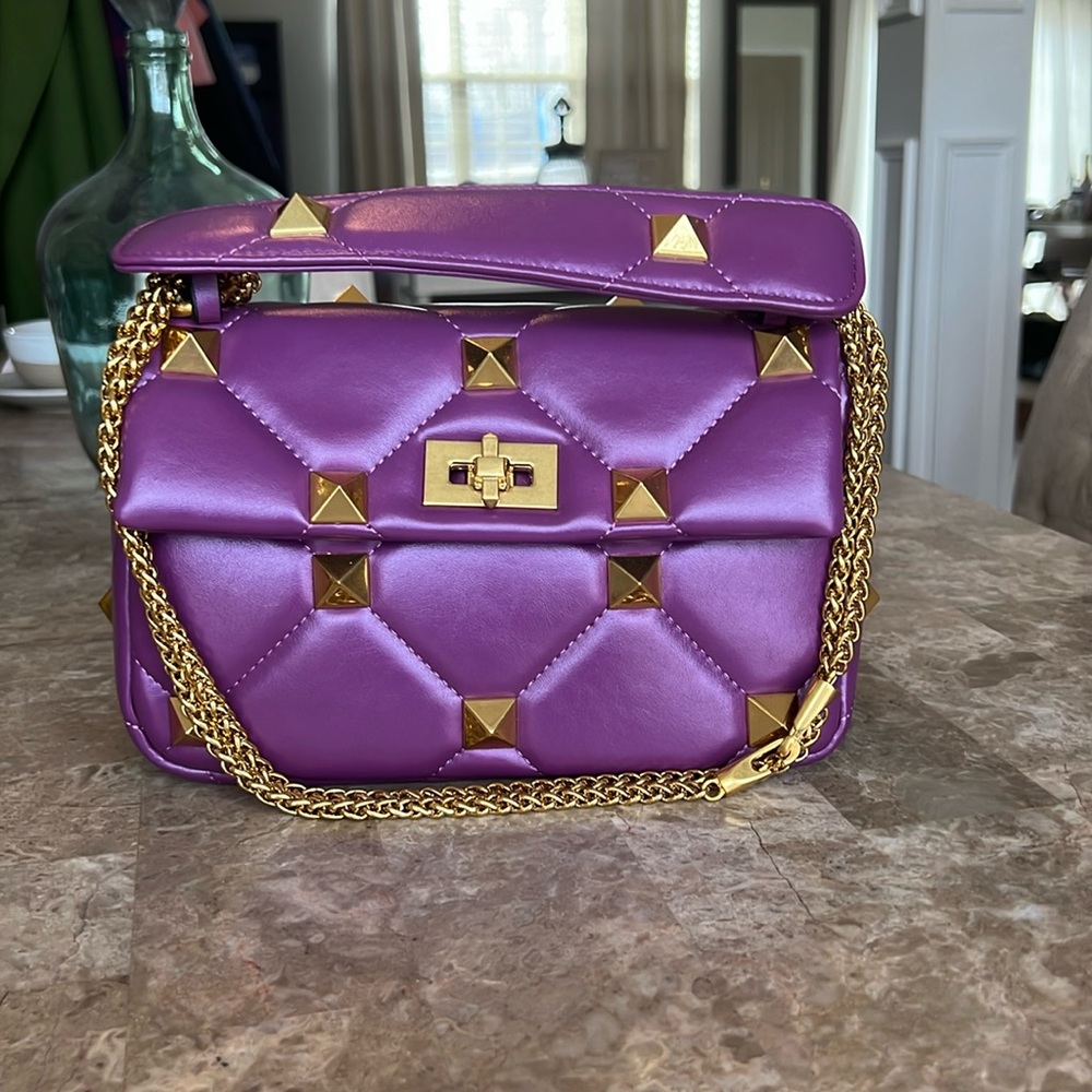 NWT Tiffany & Fred Leather Studded handbag